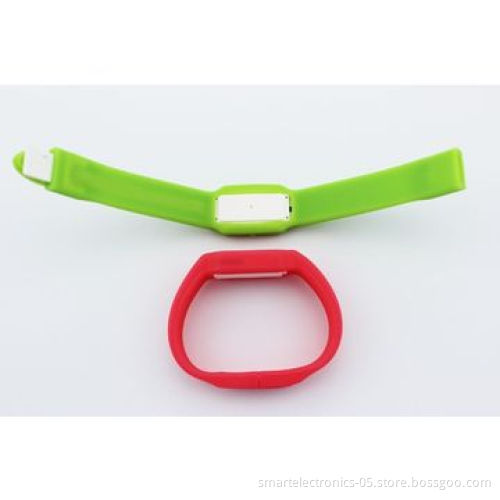 Bracelet Watch USB Flash Drive with 64MB to 128GB Capacity, Colorful, Grade A, 3-year Warranty